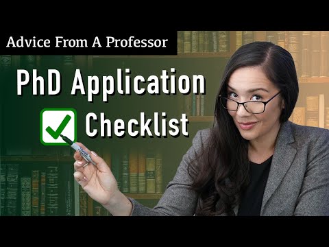 Ultimate PhD Application Checklist | How to Get Into a Top PhD Program in 2025