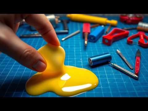 How to dissolve different plastics in 5 minutes, Plastic Recycling! Simple practical inventions