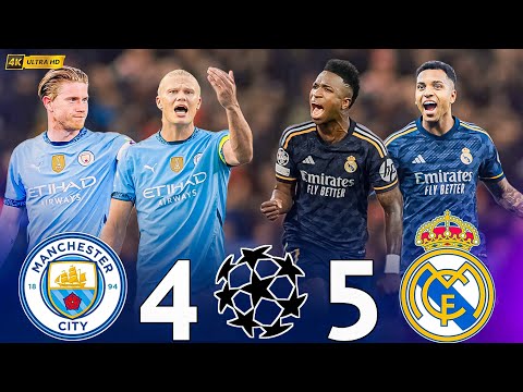 An unforgettable night... Real Madrid defeats Manchester City in a crazy match.