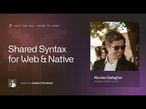 React Strict DOM: Nicolas Gallagher on Writing Once for Web & Native