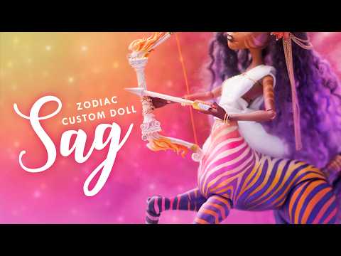 From Cleo de Nile to Sagittarius! ♐ Monster High repaint OOAK Custom Doll