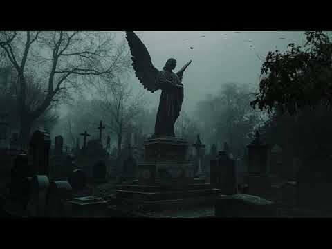 Whispering Academia – Echoes Beneath the Angel Statue | A Rainy Gothic Escape & Dark Academia Piano