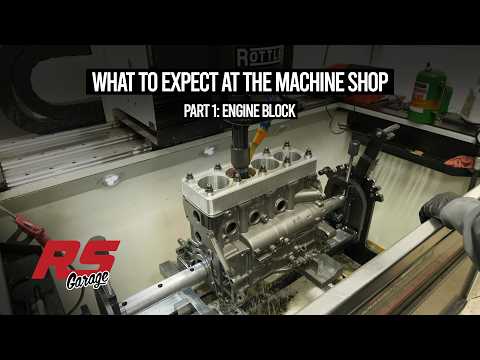 How to Machine an Engine Block: Machine Shop Processes Explained - Part 1 | TRC Evo 4G63 | RS Garage