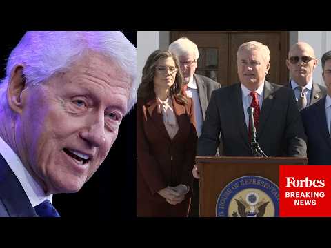 BREAKING NEWS: James Comer & GOP Lawmakers Discuss Questioning Of Bill Clinton In Epstein Probe