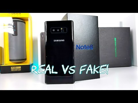 Goophone Note 8 VS Real Galaxy Note 8 - Unboxing & Comparison!