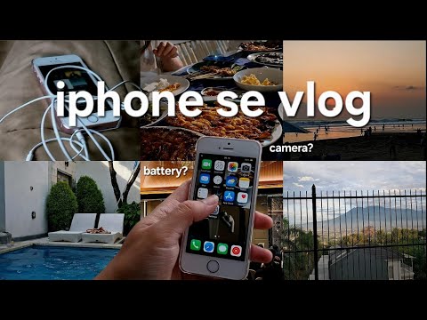 day in life iphone se 2016 (gen 1) ✨️ bali vlog - camera & battery test indonesia