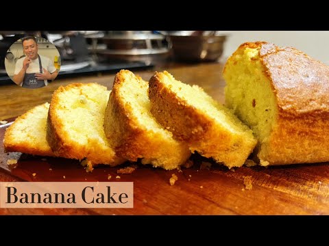 Banana Cake 香蕉蛋糕  | 下午茶时间再来杯黑咖啡不得了 | Mr. Hong Kitchen