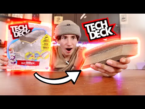 I Got TECHDECK DIY Concrete!!