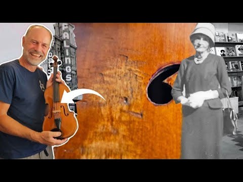 The Mysterious Mark On His Great Grandmothers Violin - What Could It Be?