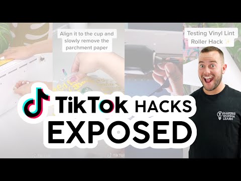 🤨EXPOSING Tiktok Cricut Hacks - Do these REALLY work? 🤨