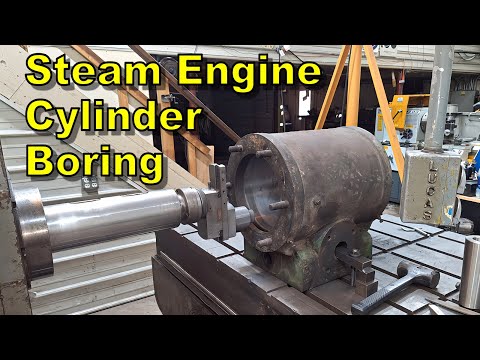 How To Bore A 100-Year-Old Steam Cylinder | Manual Machining Tips