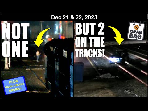 NOT 1, BUT 2 CARS ON THE TRACKS! CROSSING GATE KNOCKED DOWN! 3-WAY & MUSIC VID