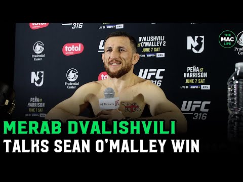 Merab Dvalishvili talks Sean O'Malley win; Ready to face Cory Sandhagen