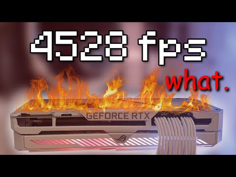 Running Minecraft at MAXIMUM Framerate (overheating edition)