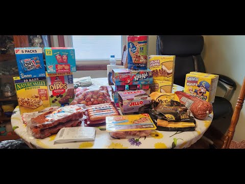 Come shopping with me and Emmie Bronson Haul #groceryhaul