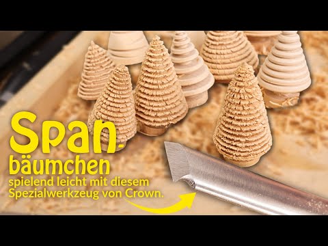 Spanbäumchen & Co: Weihnachtsdeko drechseln + Spezialwerkzeug für Rollbäumchen