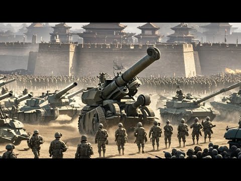 Japanese Army at the Gates, Chinese Forces Use Stones to Annihilate the Invading Troops!