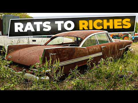 BIDDING WARS: Finding Hidden Gems Amongst Rat Infested Vehicle Auction | Turnin Rust