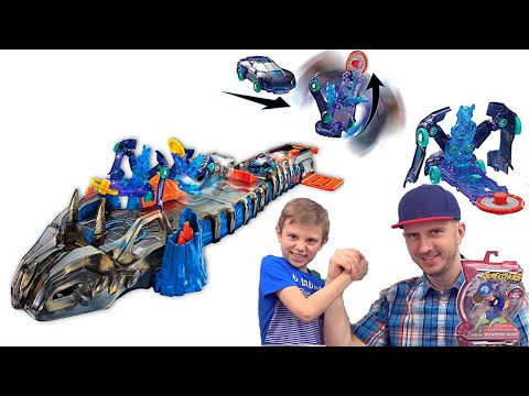 Дикие СКРИЧЕРЫ Трансформеры и БАТТЛЫ Даника c папой - Wild Screechers Fossil Fire