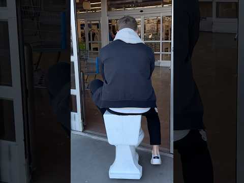 Riding a Toilet Into Walmart