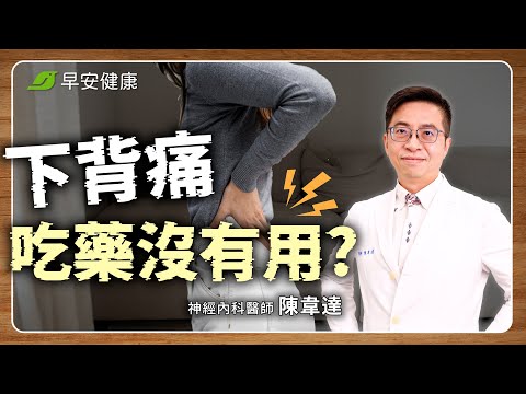 腰痛兇手不是在肌肉？解救下背痛要練3招運動，不吃藥就有救｜陳韋達 神經內科醫師【早安健康 × 健康大頭條】