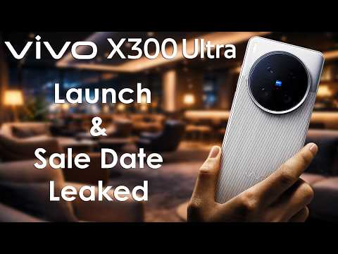 Vivo X300 Ultra Launch & Sale Date Leaked, Here’s Everything We Know