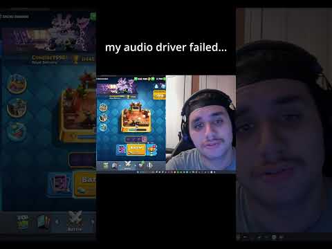 i think my mic audio failed #funny #clashroyale