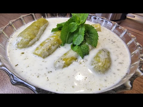 طريقة تحضير كوسا محشي باللبن بالطريقة اللبنانية| gefüllte Zucchini mit Joghurt - Libanesischer Art