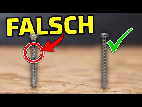 99% ALLER ANWENDER nutzen SCHRAUBEN nicht KORREKT! | Q&A  #Gewinnspiel  @Eurotecgmbh