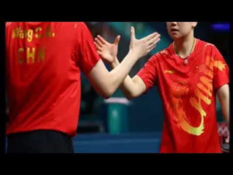 奥运混双半决赛 莎头组合遇到大爆发韩国组合 巅峰对决骑虎难下 乒乓球 世界冠军 王楚钦孙颖莎 天选混双莎头组合 体育精神