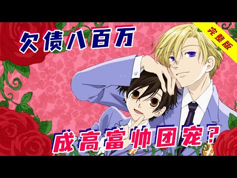 一口气看完乙女神番《樱兰学院男公关部》！贫穷女学霸欠债800万，因长相中性，当起男公关还债？