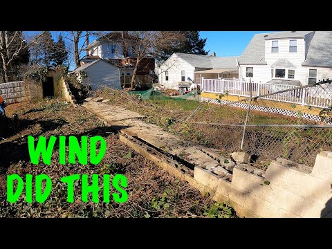 Replacing this block retaining wall that fell down