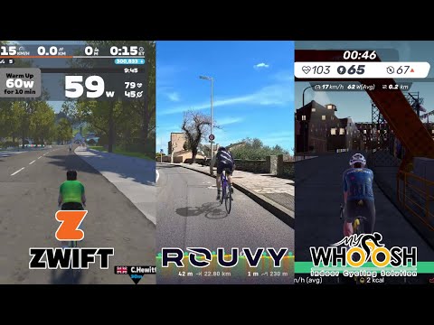 Zwift vs Rouvy vs MyWhoosh, which one is the best choice for you?