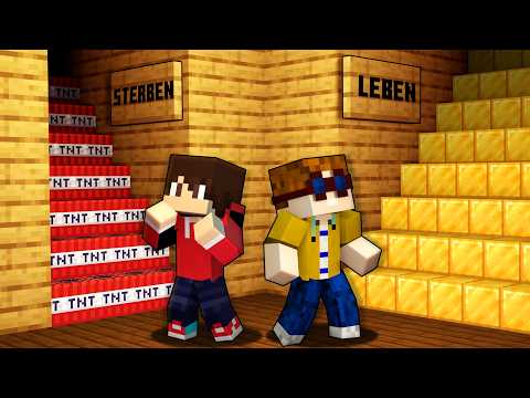 PAT WÄHLT die RICHTIGE TREPPE in Minecraft!