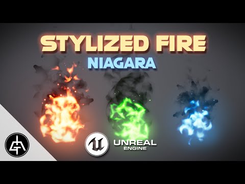 Unreal Engine 5 - Stylized Fire VFX - Niagara Tutorial