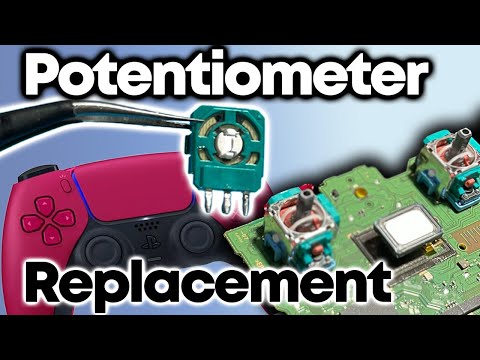 Changing Potentiometer  FIX STICK DRIFT For Console Controller  PS5 / Xbox