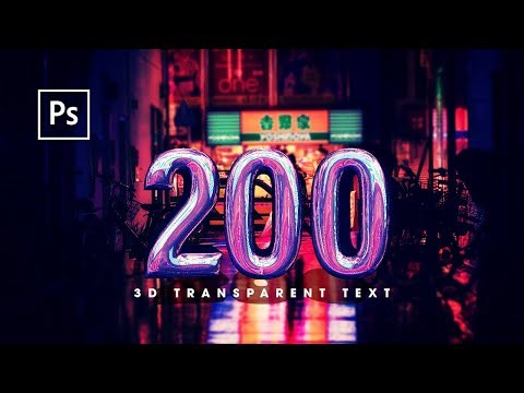 How to create Chrome 3D Text in Photoshop