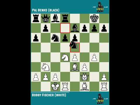 Bobby Fischer vs Pal Benko ◉ U.S. A Championship 1959 | Epic Battle at the  Genius vs Strategist!