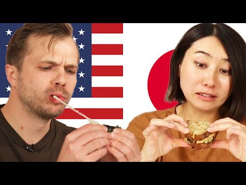 Tasty Producers Swap Their Favorite Snacks • Rie & Andrew • Tasty