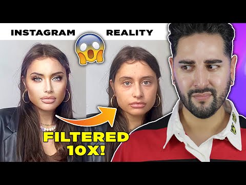 Instagram VS Reality - Beauty Guru / Influencer Lies And Editing / Facetune Fails