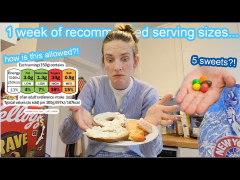 I ate the recommended serving size for a week..WHAT?!