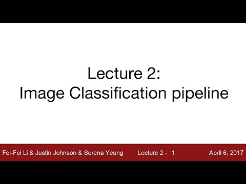 Lecture 2 | Image Classification