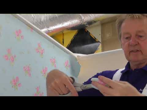 How to wallpaper corners