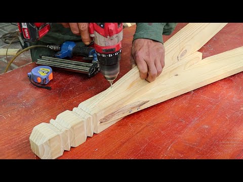 Woodworking Project Great For Gardens // How To Build A Vertical Garden Pyramid - DIY