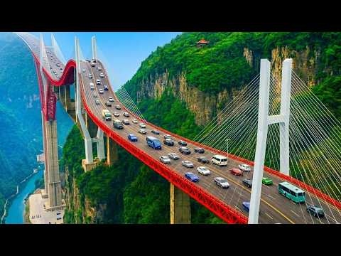 How Engineers Built the World's Highest Bridge Above the Clouds