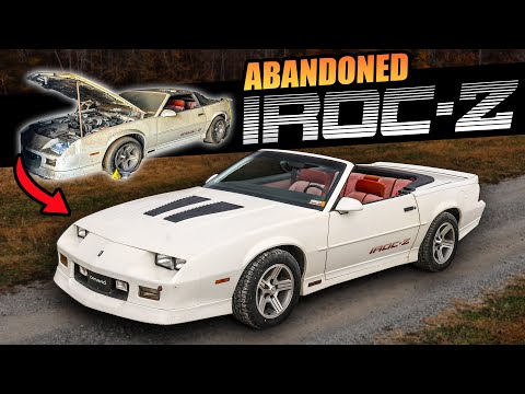 ABANDONED Camaro IROC-Z Rescued After 28 Years! Will It Run and Drive?