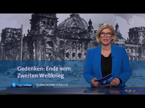 tagesschau in Einfacher Sprache 19:00 Uhr, 08.05.2025