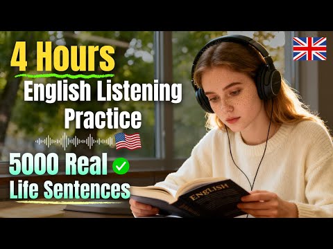 4 Hours of Daily English Listening Practice | 5000 Real Life Sentences to Speak Naturally