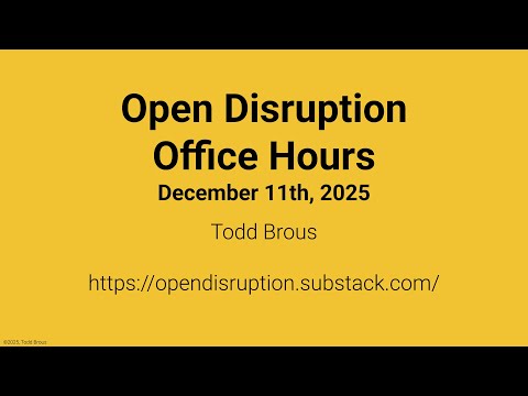 Office Hours - 20251211