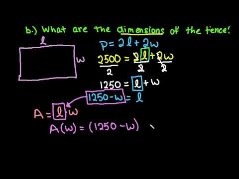 Find Maximum Area Enclosed by a Fence